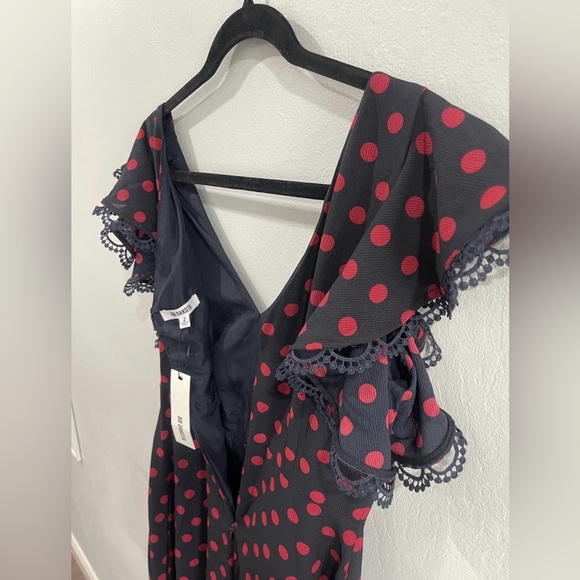 NWT BB Dakota Polka Dot Ruffled Dress Sz 2 - Picture 9 of 9